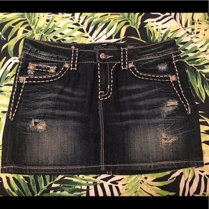 Miss Me Jean Skirt